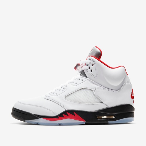 ‼️SOLD‼️NIKE AIR JORDAN 5 FIRE RED SNEAKERS - Picture 5 of 8